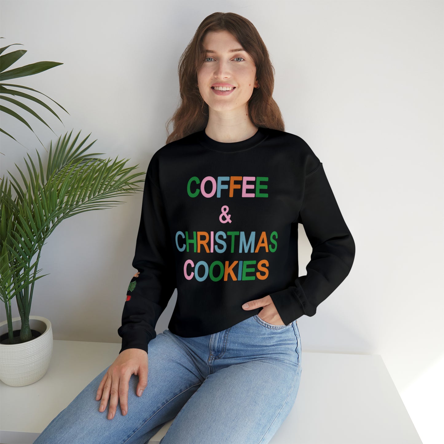 Coffee Christmas Cookie Sweatshirt